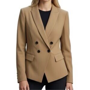 White House Black Market Praline Trophy Blazer
